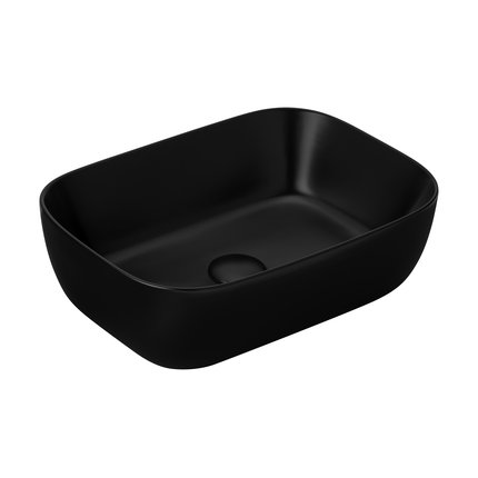 Uptrend – Umývadlo na dosku Hapi Matte Black 45,5 × 33 cm TR41287-U18