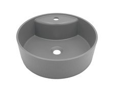 Kuchinox CLIF granitové umývadlo na dosku s otvorom pre batériu 43 cm, sivé VGC1510T