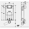 JOMO JOMOTech WC podomietkový modul pre zamurovanie LIGHT, 164-14600400-00