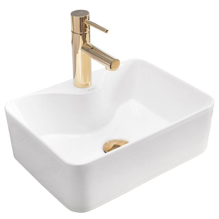 Rea KELLY MINI keramické umývadlo na dosku 41 x 31 cm U8196