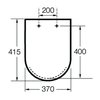 Roca INSPIRA Round Compacto sedátko voľne padajúce SUPRALIT ® A80152C00B