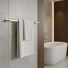 REA TIL 101 BRUSH GOLD kúpeľňový jednoramenný držiak REA-88003