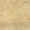 Ceramika Gres Riva Krem gres schodnica matná 33 x 33 cm S-SSK-RIV 02