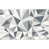 Cersanit Adelle white inserto geo dekoračný obklad 25 x 40 cm WD437-001