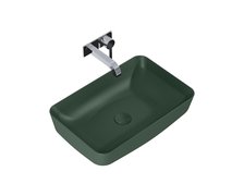 Elita NOMIA keramické umývadlo na dosku 50 x 39 cm, Forest Green Matt RE040500057010
