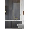Radaway ESSENZA PRO BRUSHED GOLD PNJ II vaňová zástena 60 x 150 cm 10101060-99-01