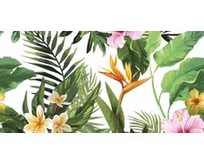 Ceramika Konskie Tropical flowers inserto obklad lesklý, rektifikovaný 2 x 30 x 60 cm