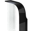 Corsan S-003MBL LED ČIERNY SAMARA sprchový panel 19 x 165 cm