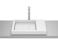 Roca HORIZON SKYLINE FINECERAMIC® umývadlo na dosku 60 x 38 cm, biela lesklá A32727500B