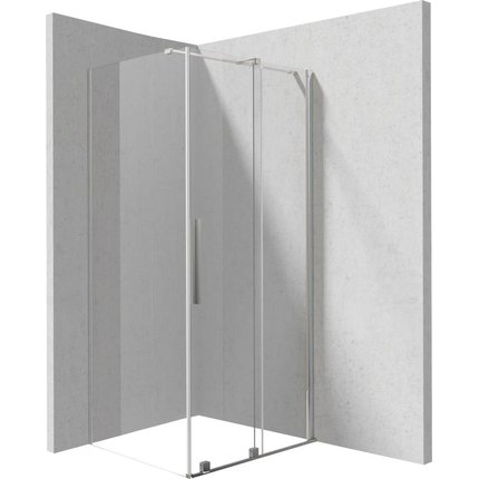 Deante PRIZMA sprchový kút 140 x 70 x 195 cm, sklo číre KPN0P14S07