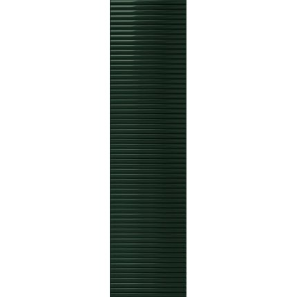 Tubadzin GROOVE Green 1 Gloss STR lesklý obklad 7,8 x 29,8 cm