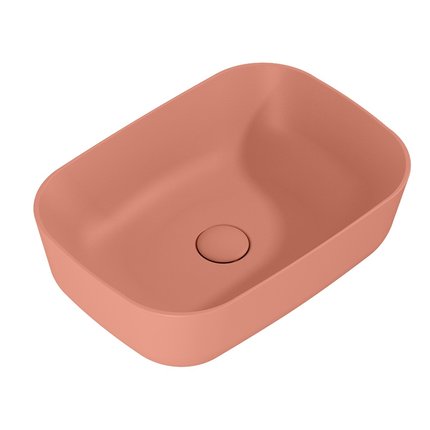 ​Elita Reni umývadlo na dosku 45,5x32,5 cm, terra pink mat, keramické, RE040460036600​