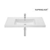 Roca GAP keramické umývadlo nástenné 100 x 46 cm, biele SUPRAGLAZE® A3270MAS00