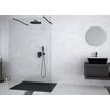 BESCO Aveo Due Black sprchová zástena 120 x 195 cm sklo číre