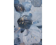 Tubadzin BLUE STONE DEKOR 4 elementový keramický obklad lesklý 119,8 x 74,8 cm