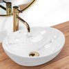 Rea SOFIA NATURE MARBLE keramické umývadlo na dosku 41 x 34,5 cm U6605