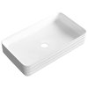 Novoterm keramické umývadlo na dosku 67,5 x 37,5 cm KR-053