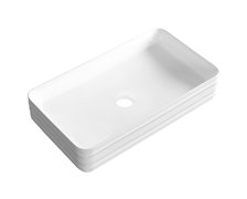Novoterm keramické umývadlo na dosku 67,5 x 37,5 cm KR-053