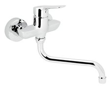 Novaservis METALIA 54 drezová vodovodná batéria 100 mm, chróm 54074/T,0