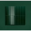 Tubadzin GROOVE Green 2 Gloss STR lesklý obklad 7,8 x 29,8 cm