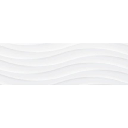 Home Snow Wave Mat. White obklad matný 25 x 75 cm