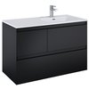 Elita SPLIT skrinka pod umývadlo 100 cm 3S, black matt 168163