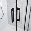Radaway IDEA Black DWJ Factory sprchové dvere 150 x 205 cm, sklo číre 387019-54-55L