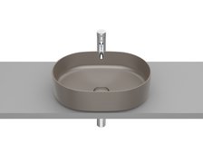 Roca INSPIRA Round FINECERAMIC® umývadlo na dosku 50 x 37 cm, café A327520660