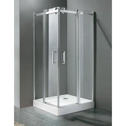 Aquatek TEKNO A4 štvorcový sprchový kút 90 x 90 x 195 cm, sklo číre
