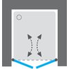 Aquatek FAMILY B02 sprchové dvere 100 x 190 cm, profil chróm