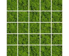 Ceramika Konskie Green moss mozaika lesklá 24,8 x 24,8 cm