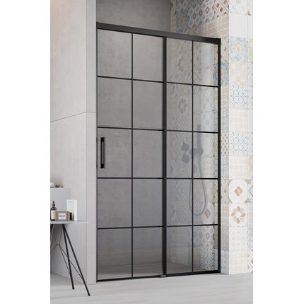 Radaway IDEA Black DWJ Factory sprchové dvere 160 x 205 cm, sklo číre 387020-54-55L
