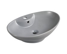 Novoterm keramické umývadlo pultové grey 58 x 38,5 cm KR 139 GR