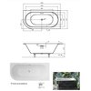 Besco AVITA Slim+ akrylátová vaňa pravá 150 x 75 cm #WAV-150-NLP