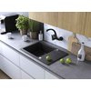Kuchinox CELEBES granitový drez 65 x 44 cm, čierny SBL_713T