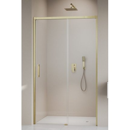 Radaway IDEA 6 BRUSHED GOLD DWJ sprchové dvere 130 x 205 cm, sklo číre 387017-99-01L