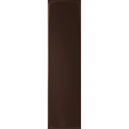 Tubadzin GROOVE Brown Gloss lesklý obklad 7,8 x 29,8 cm