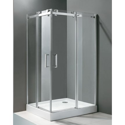 Aquatek TEKNO R14 obdĺžnikový sprchový kút 100 x 80 x 195 cm, sklo číre