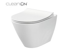 Cersanit CITY WC misa závesná RimFree CleanOn 50,5 x 36 cm so sedátkom Slim, K701-104