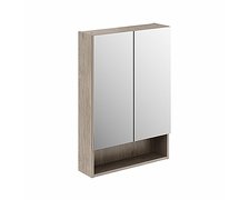 Kolo Geberit Nova Pro Premium závesná zrkadlová skrinka 58,8 cm, tmavý orech