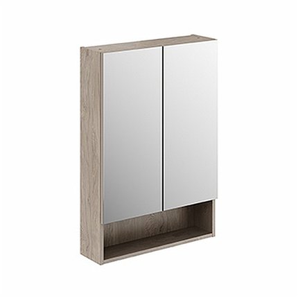 Kolo Geberit Nova Pro Premium závesná zrkadlová skrinka 58,8 cm, tmavý orech