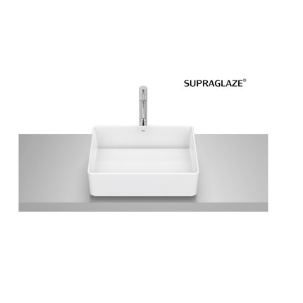 Roca TURA keramické umývadlo na dosku 45 x 35 cm Supraglaze