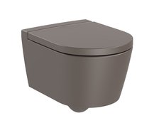 Roca INSPIRA Compacto Round WC závesná misa RimFree 48 x 37 cm A346528660