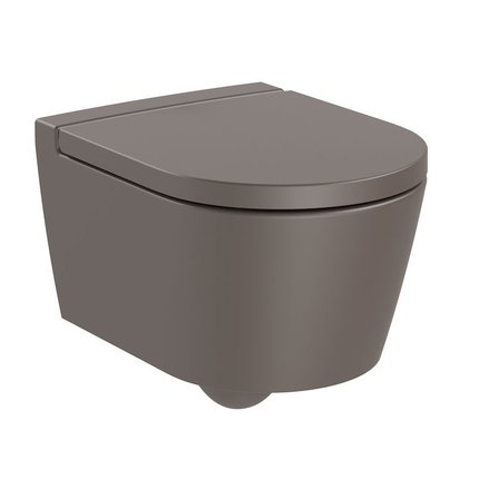 Roca INSPIRA Compacto Round WC závesná misa RimFree 48 x 37 cm A346528660
