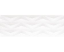 Ceramika Konskie White mat axis obklad matný, rektifikovaný 25 x 75 cm