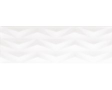 Ceramika Konskie White mat axis obklad matný, rektifikovaný 25 x 75 cm