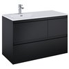 Elita SPLIT skrinka pod umývadlo 100 cm 3S, black matt 168159