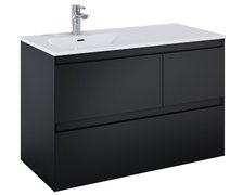Elita SPLIT skrinka pod umývadlo 100 cm 3S, black matt 168159
