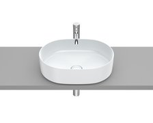 Roca INSPIRA Round FINECERAMIC® umývadlo na dosku 50 x 37 cm, perlové A327520630