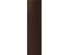 Tubadzin GROOVE Brown 1 Gloss STR lesklý obklad 7,8 x 29,8 cm